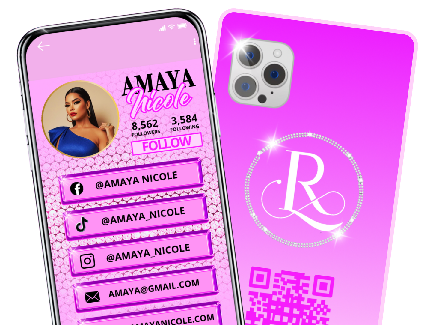 Cell Phone Business Card Templates