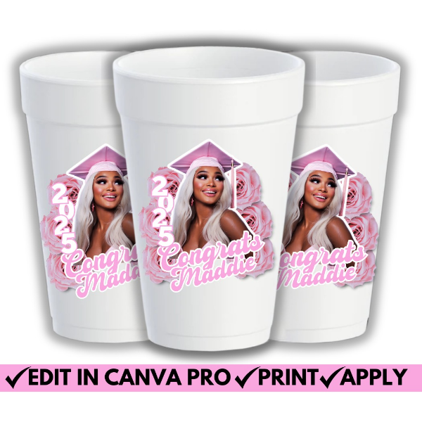 Cup Sticker Templates