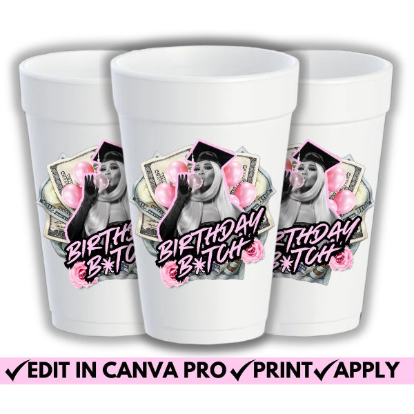 Cup Sticker Templates