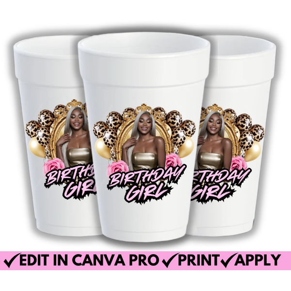 Cup Sticker Templates