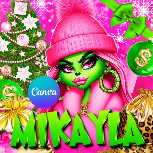 Grinch Box Template Kit