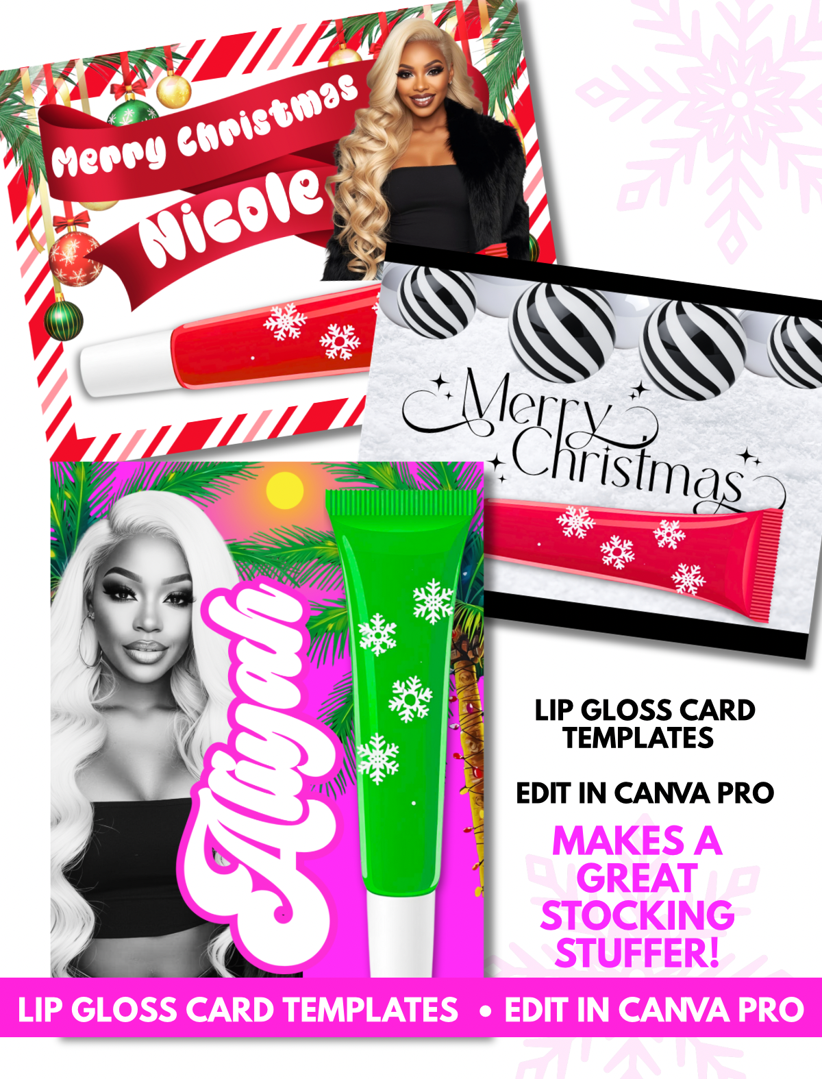 Lip Gloss Card Templates