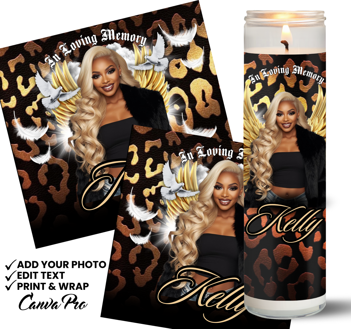 Memorial Candle Templates