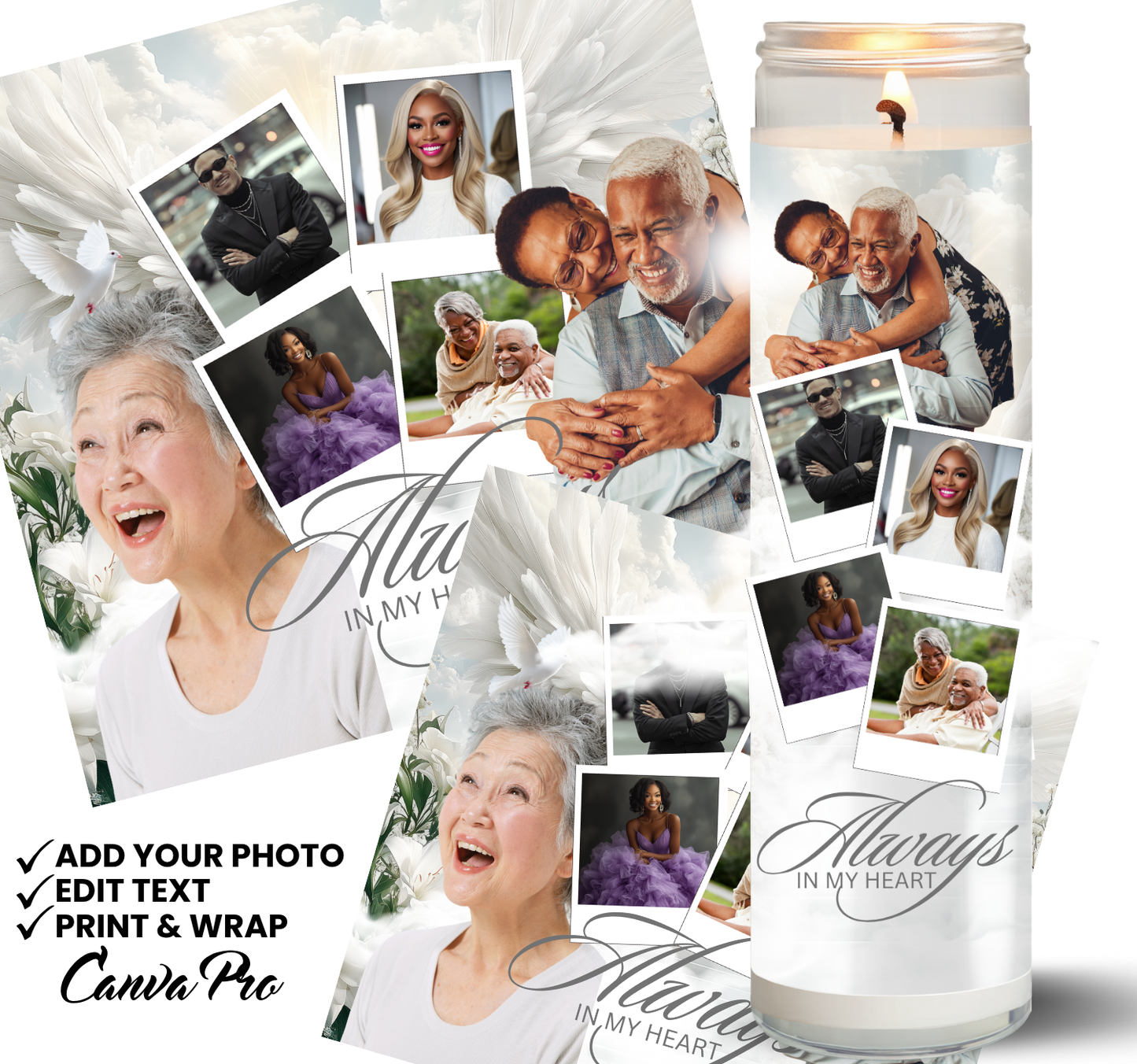 Memorial Candle Templates