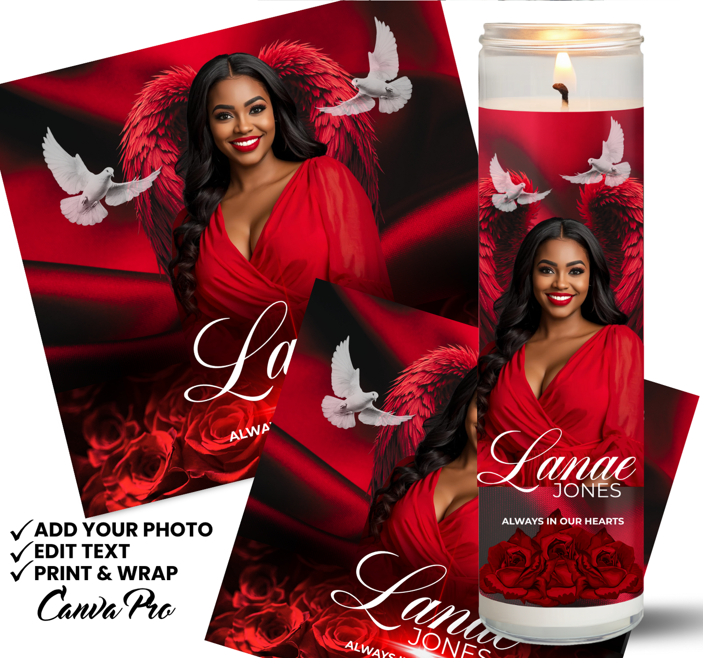 Memorial Candle Templates