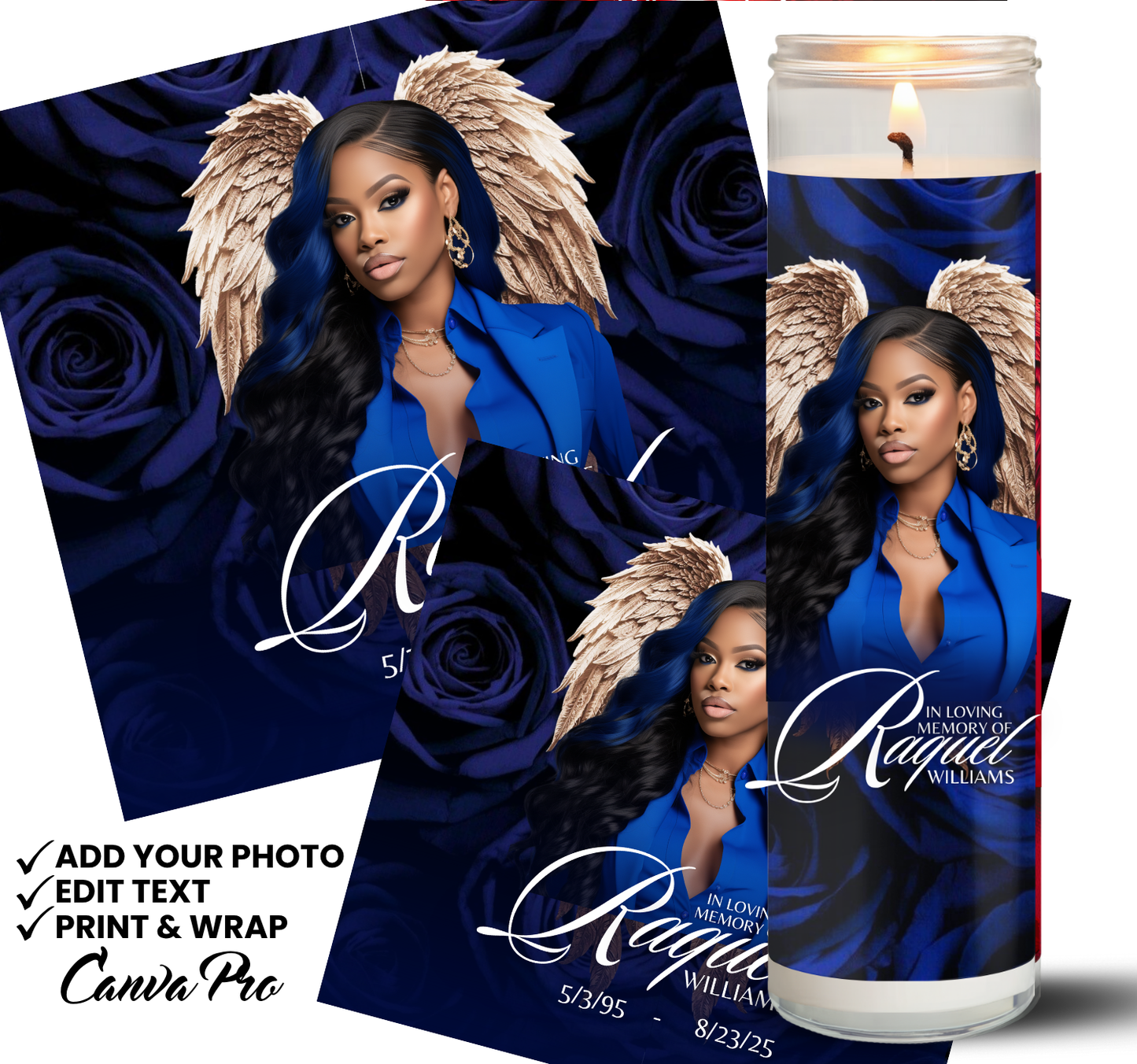 Memorial Candle Templates