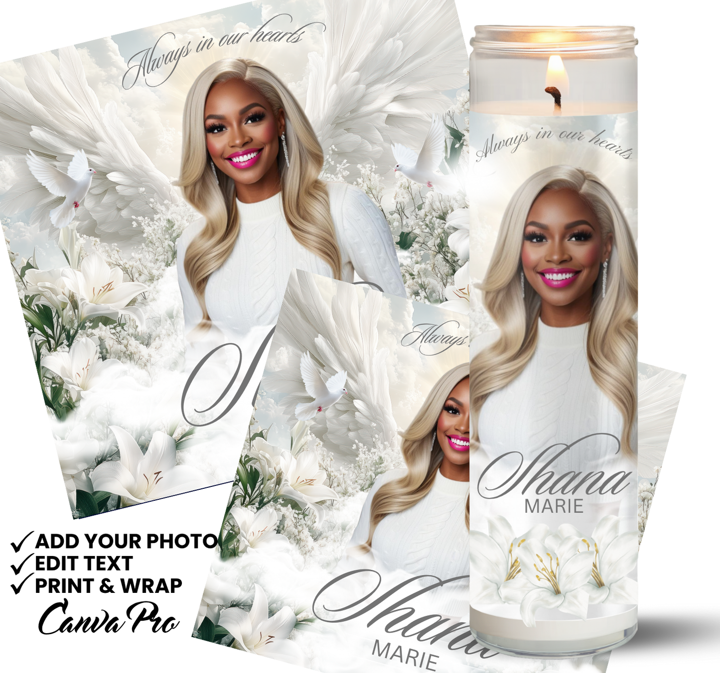 Memorial Candle Templates