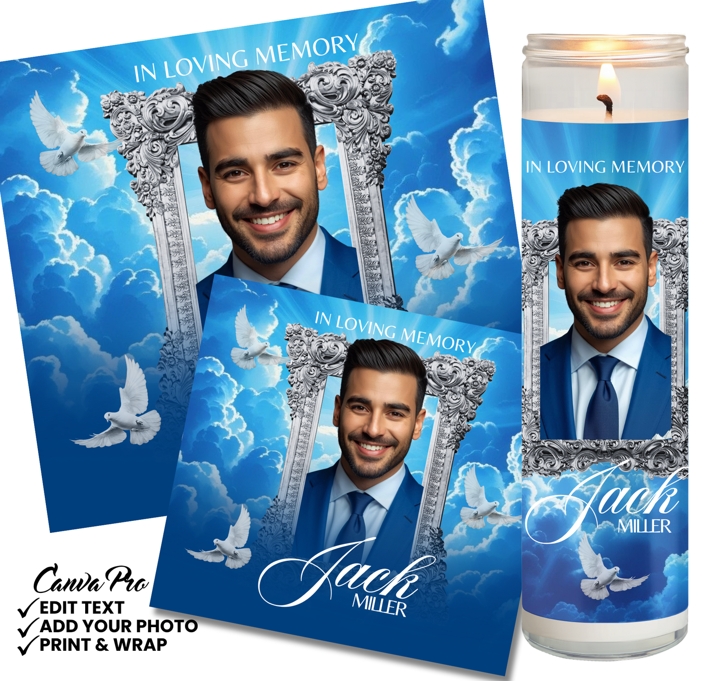 Memorial Candle Templates