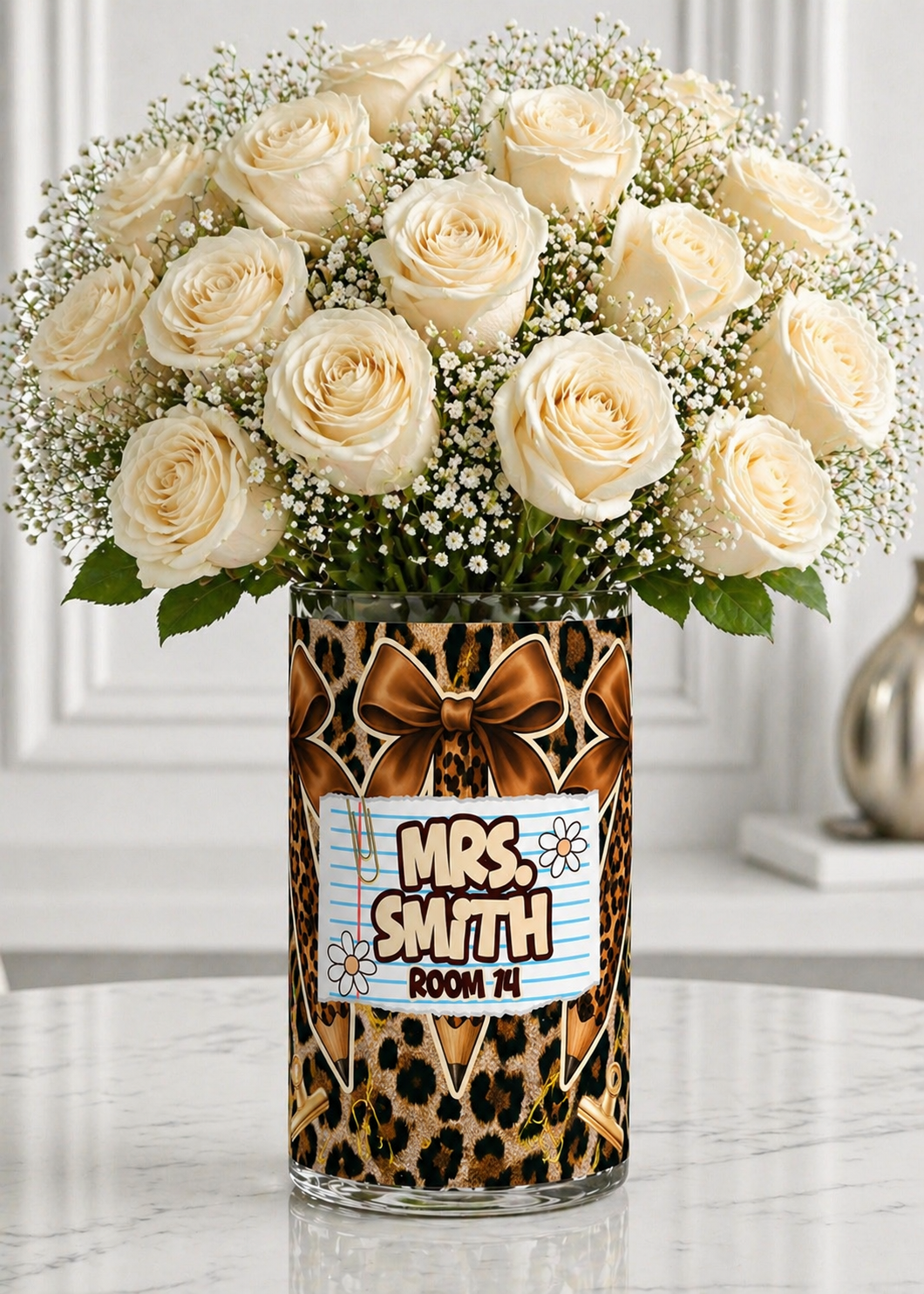 Dollar Tree Teacher Vase Wraps