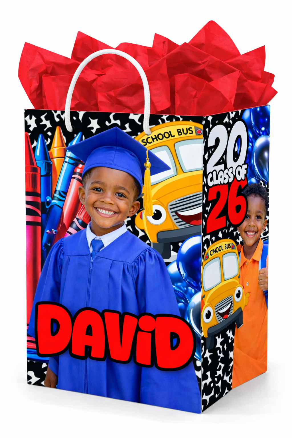 Kids Grad Gift Bag Labels
