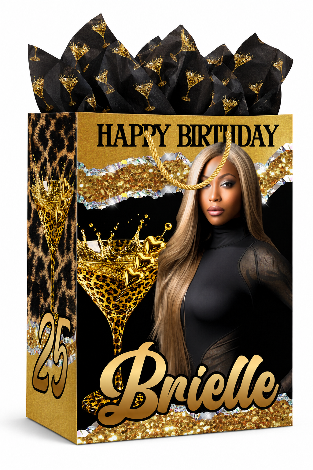 Birthday Gift Bag Label Template