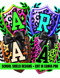 School Shield Design Bundle