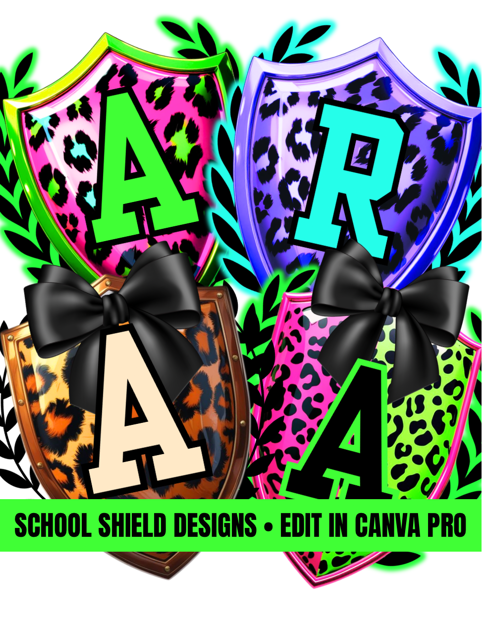 School Shield Design Bundle