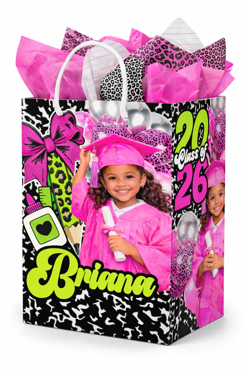 Kids Grad Gift Bag Labels