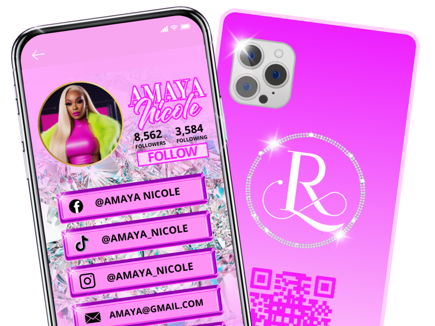 Cell Phone Business Card Templates