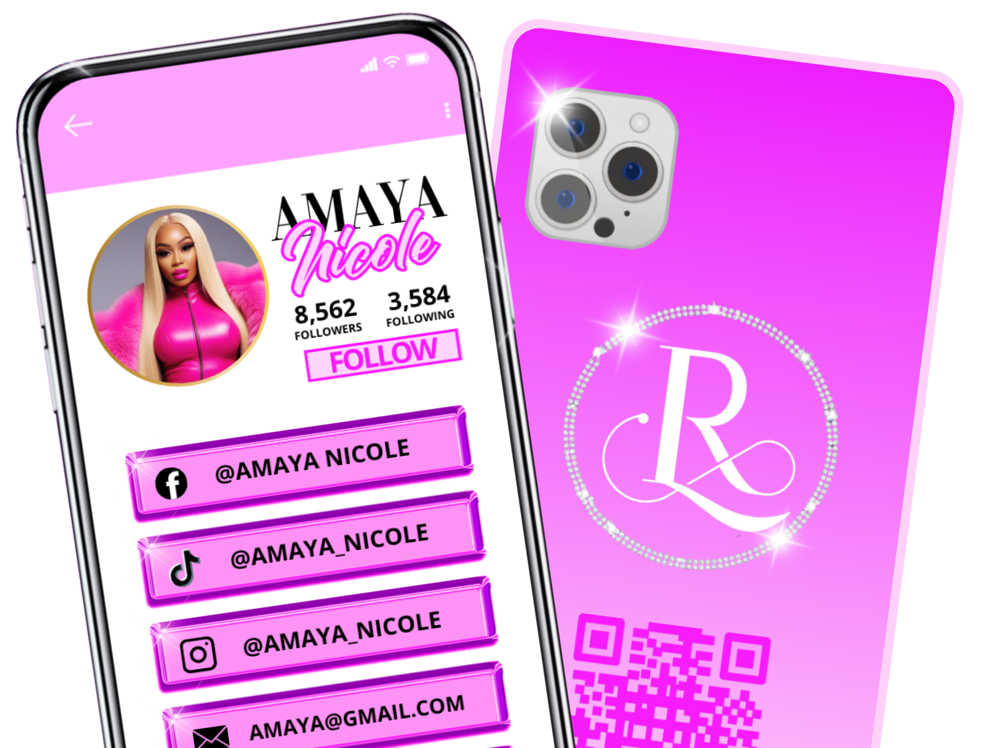 Cell Phone Business Card Templates