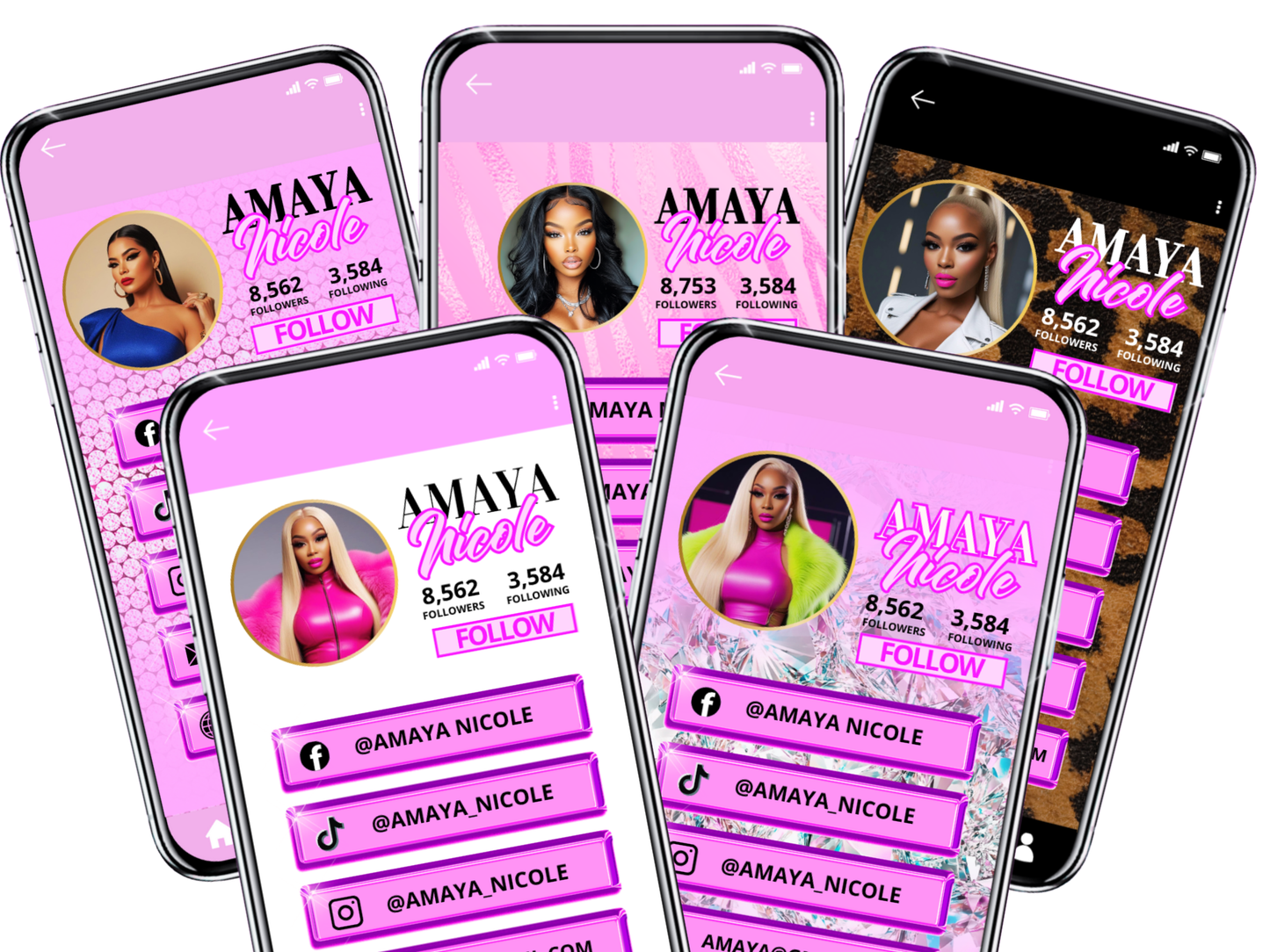 Cell Phone Business Card Templates