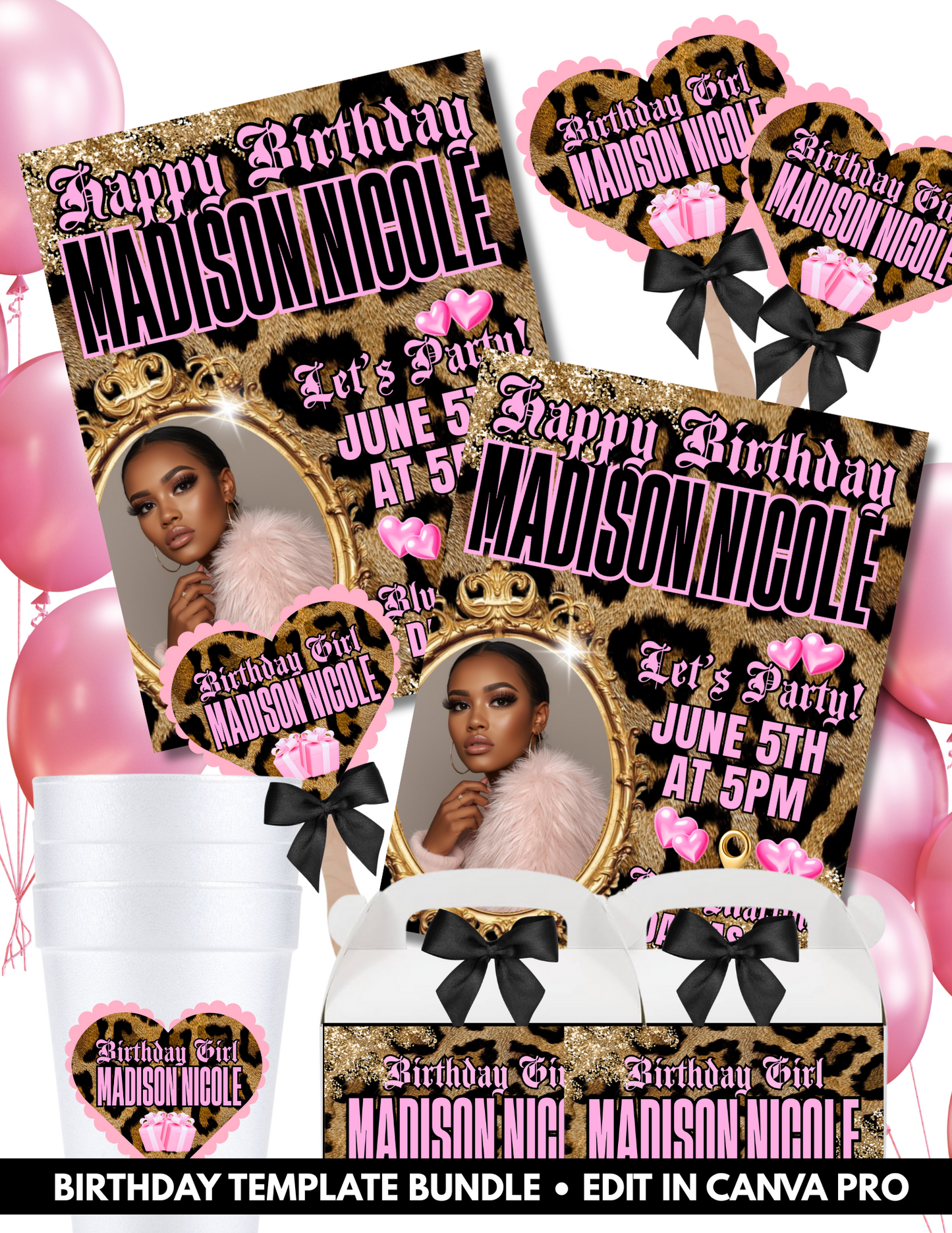 Leopard Print Birthday Bundle