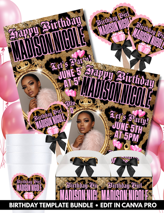Leopard Print Birthday Bundle