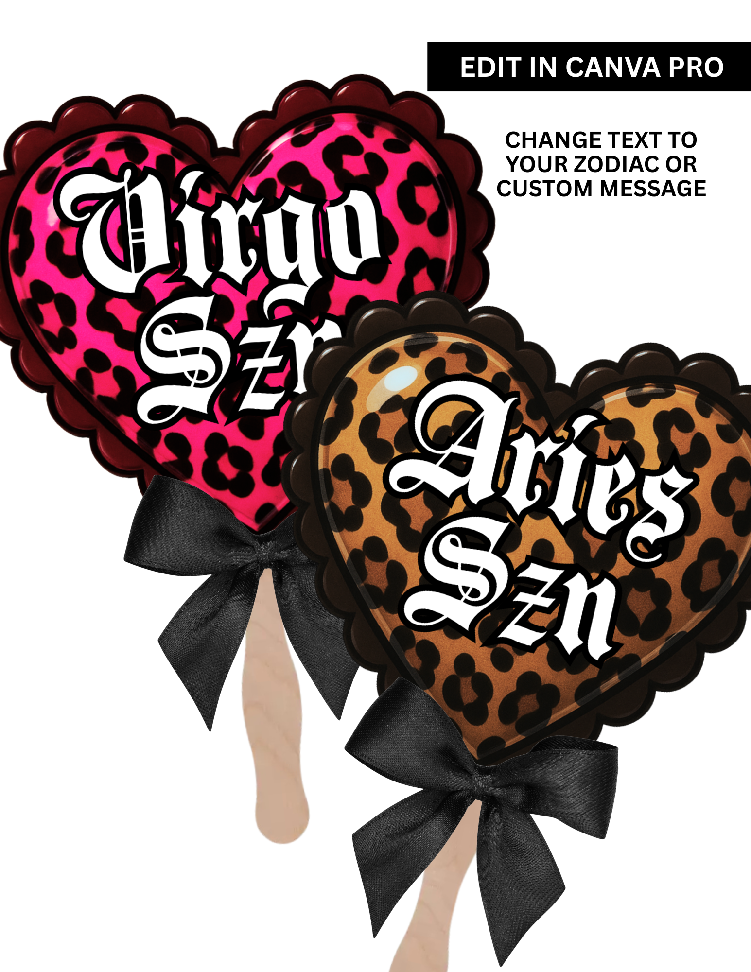 Birthday Cups & Fans Template Bundle