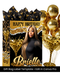 Birthday Gift Bag Label Template