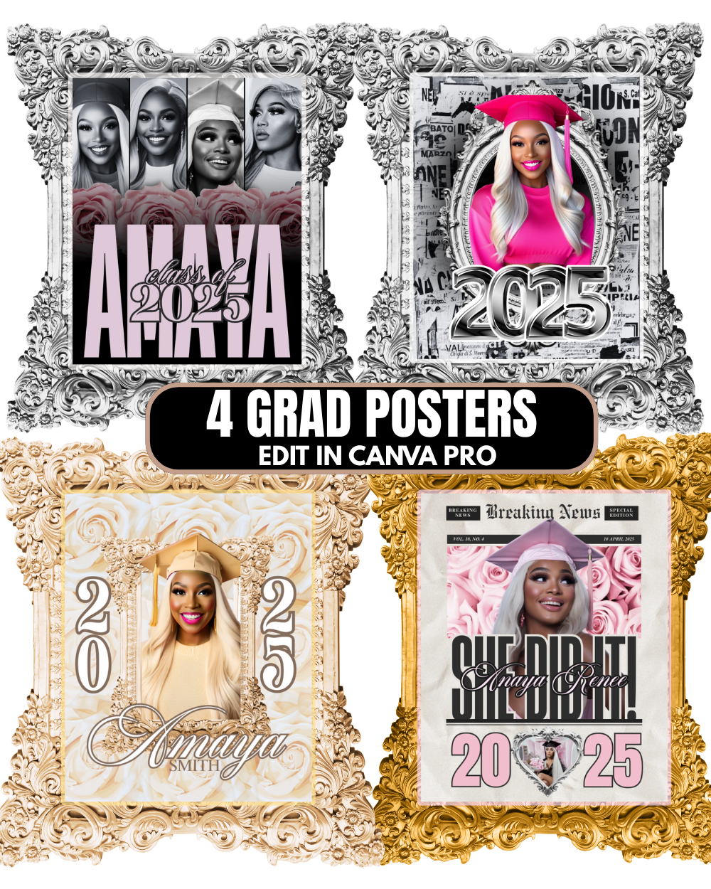 Grad Poster Bundle – Posh Design Co.