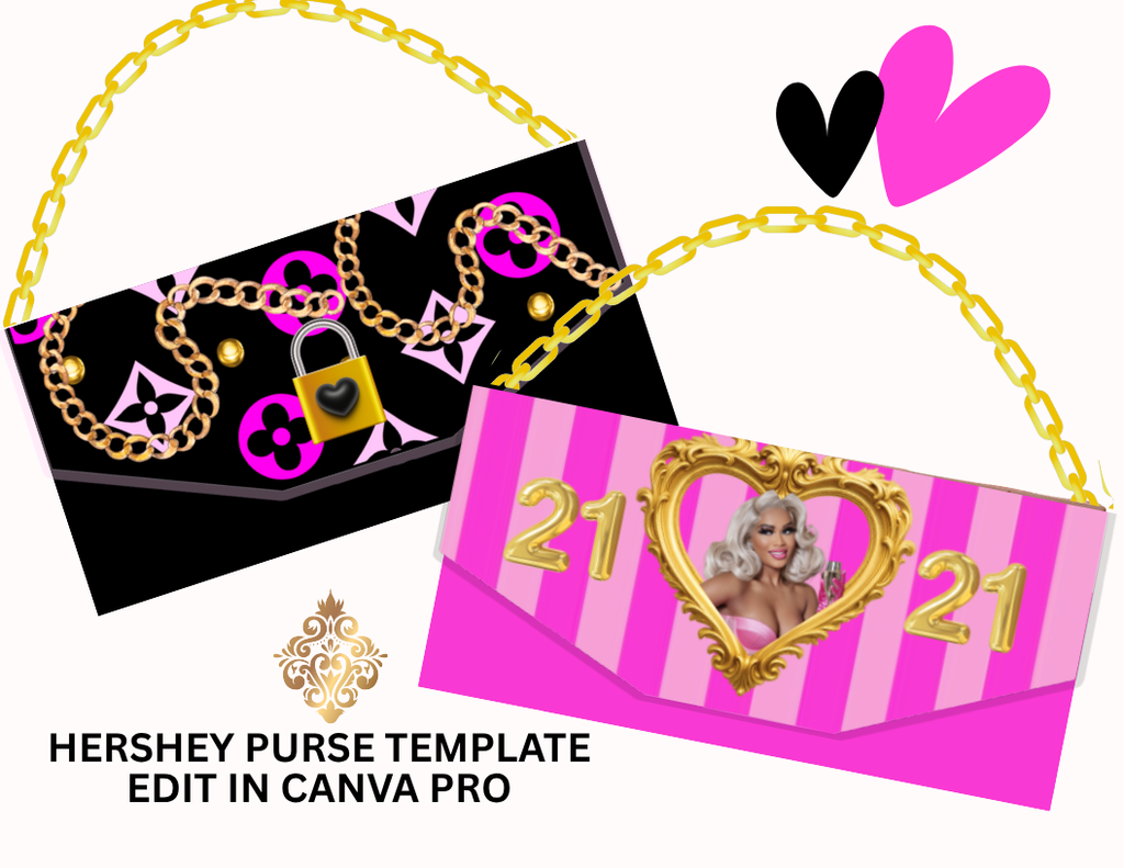 Candy Bar Purse Template Bundle
