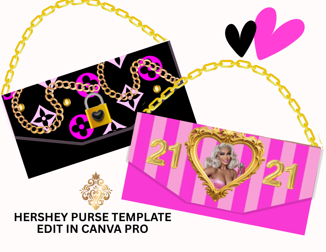 Candy Bar Purse Template Bundle