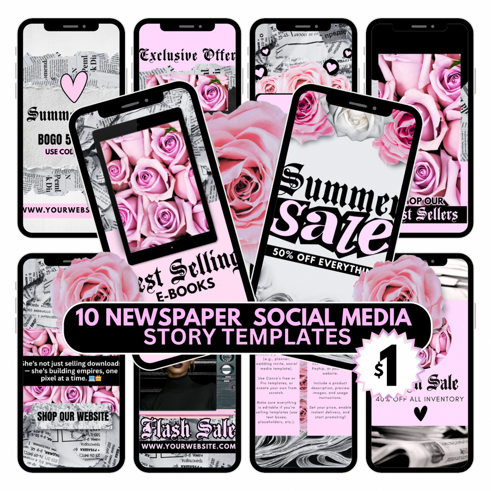 Newspaper Story Template Bundle Posh Design Co newspaper-story-template-bundle-posh-design-co
