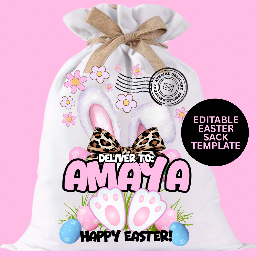 Easter Sack Templates