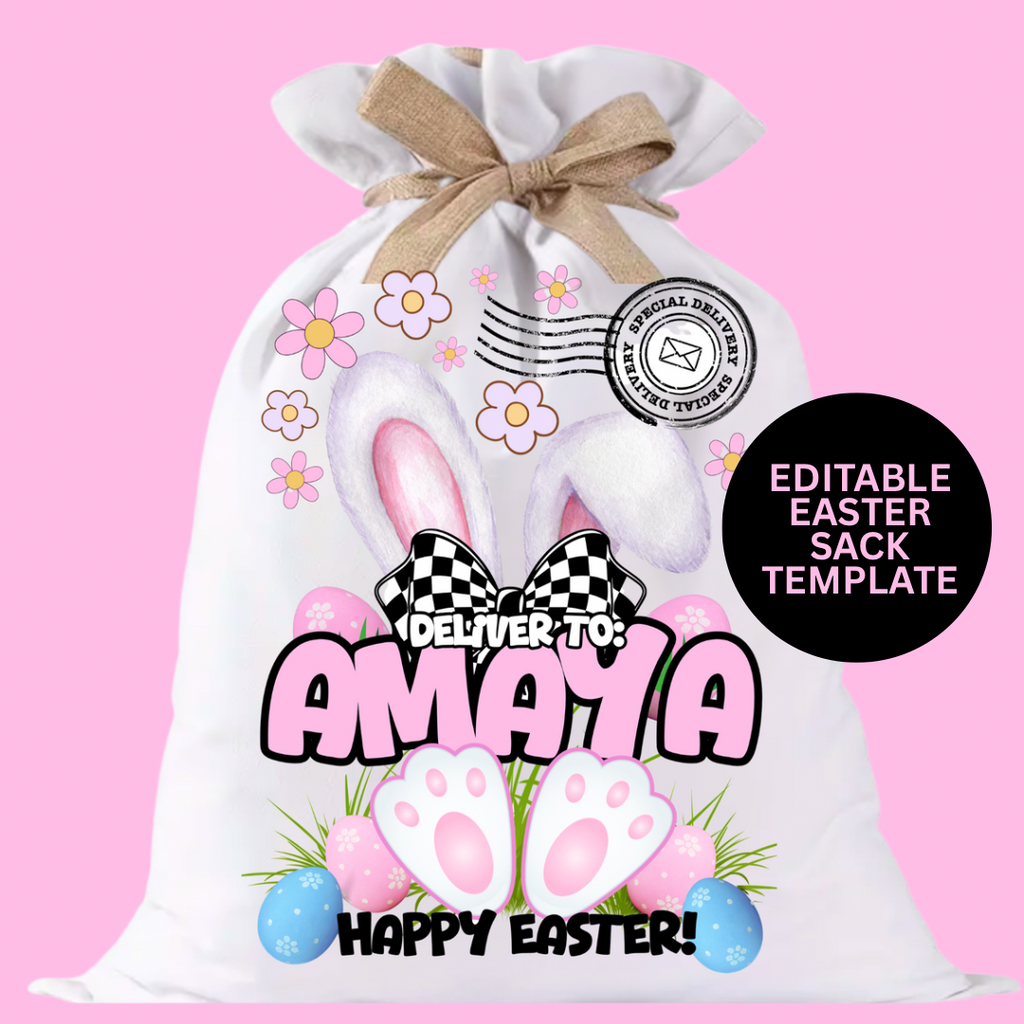 Easter Sack Templates