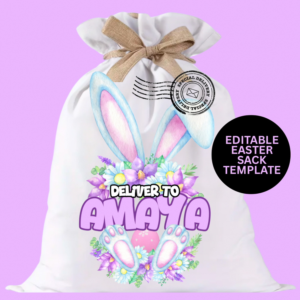 Easter Sack Templates