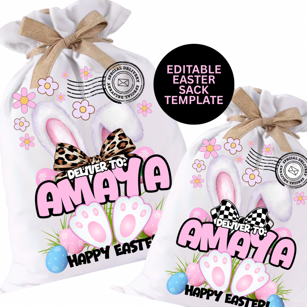 Easter Sack Templates