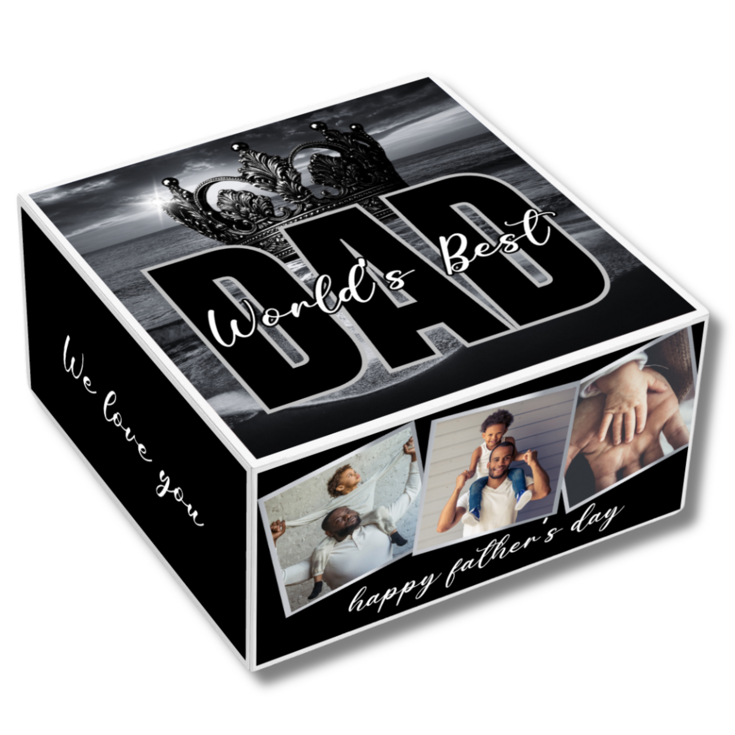 Set of 4 Fathers Day Box Label Templates