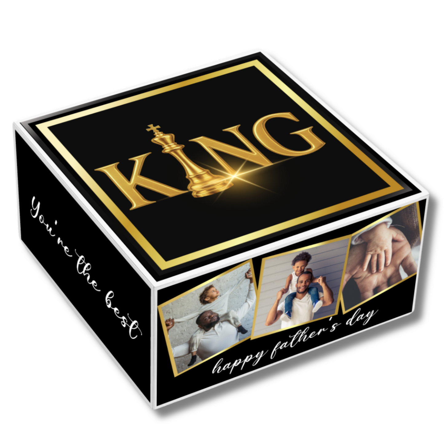 Set of 4 Fathers Day Box Label Templates