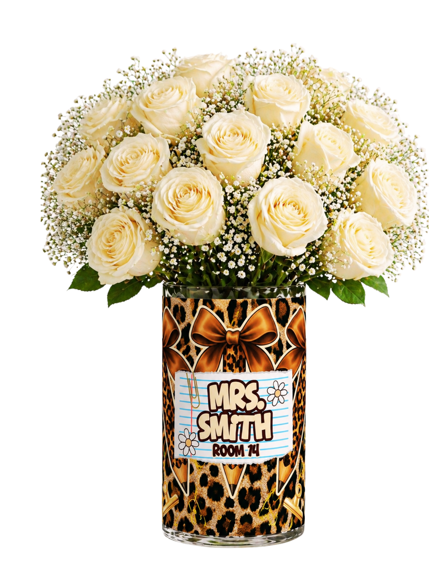 Dollar Tree Teacher Vase Wraps