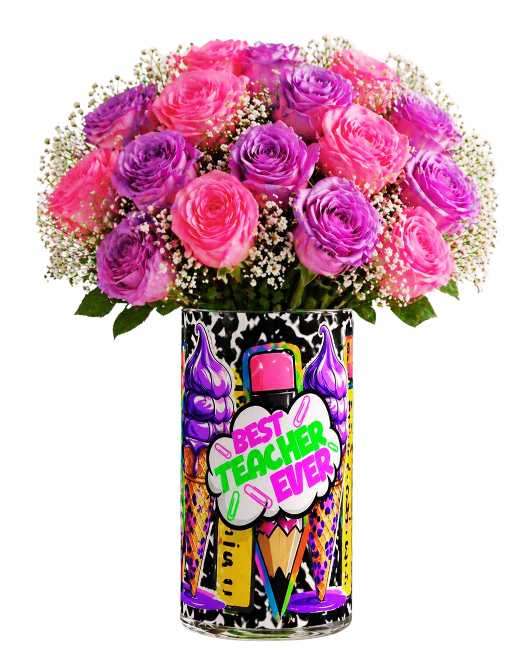 Dollar Tree Teacher Vase Wraps