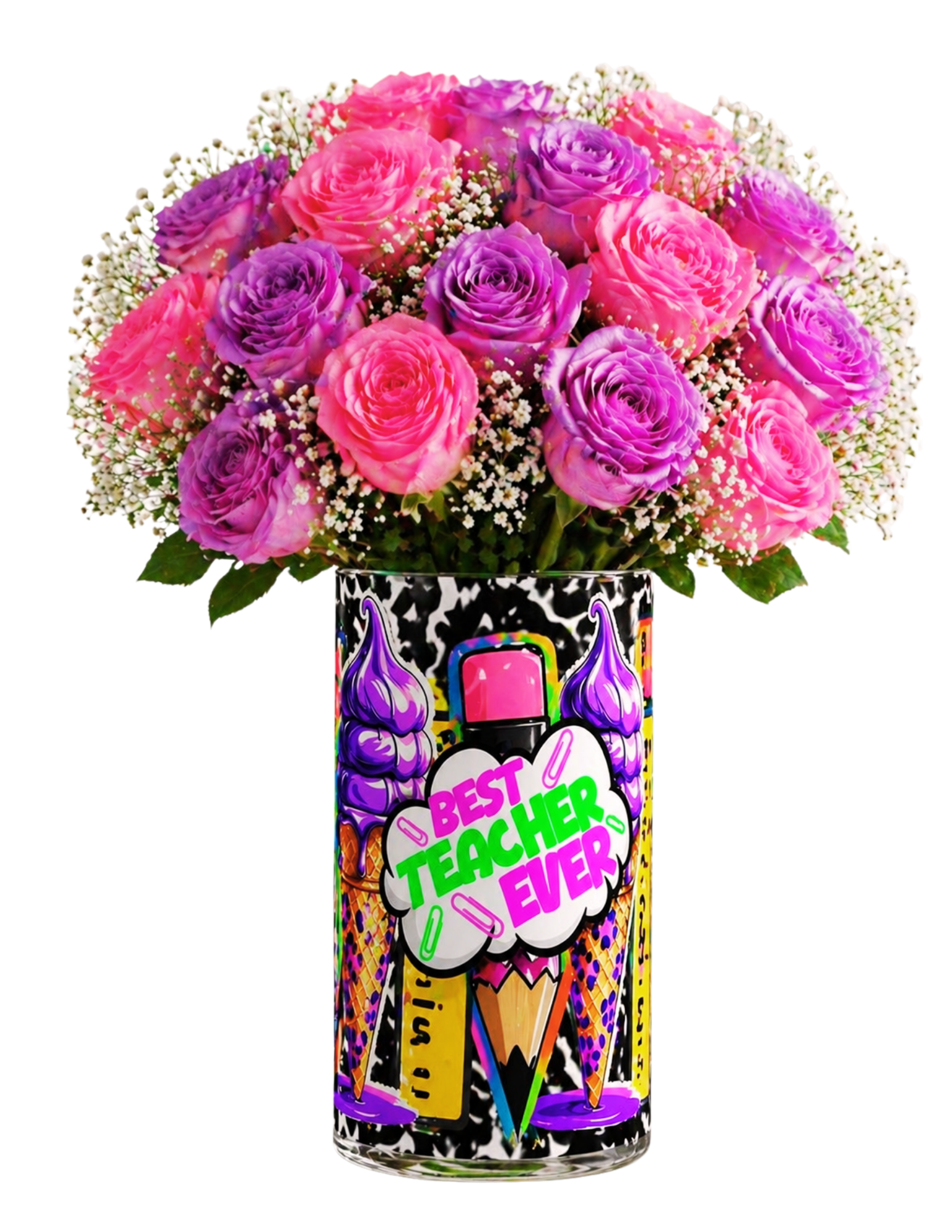 Dollar Tree Teacher Vase Wraps