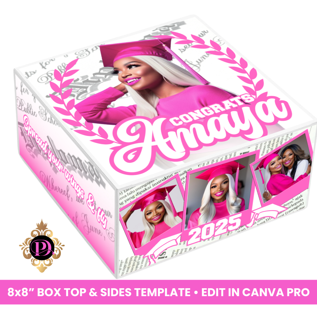 Grading Box Design Grad Box Template – Posh Design Co.