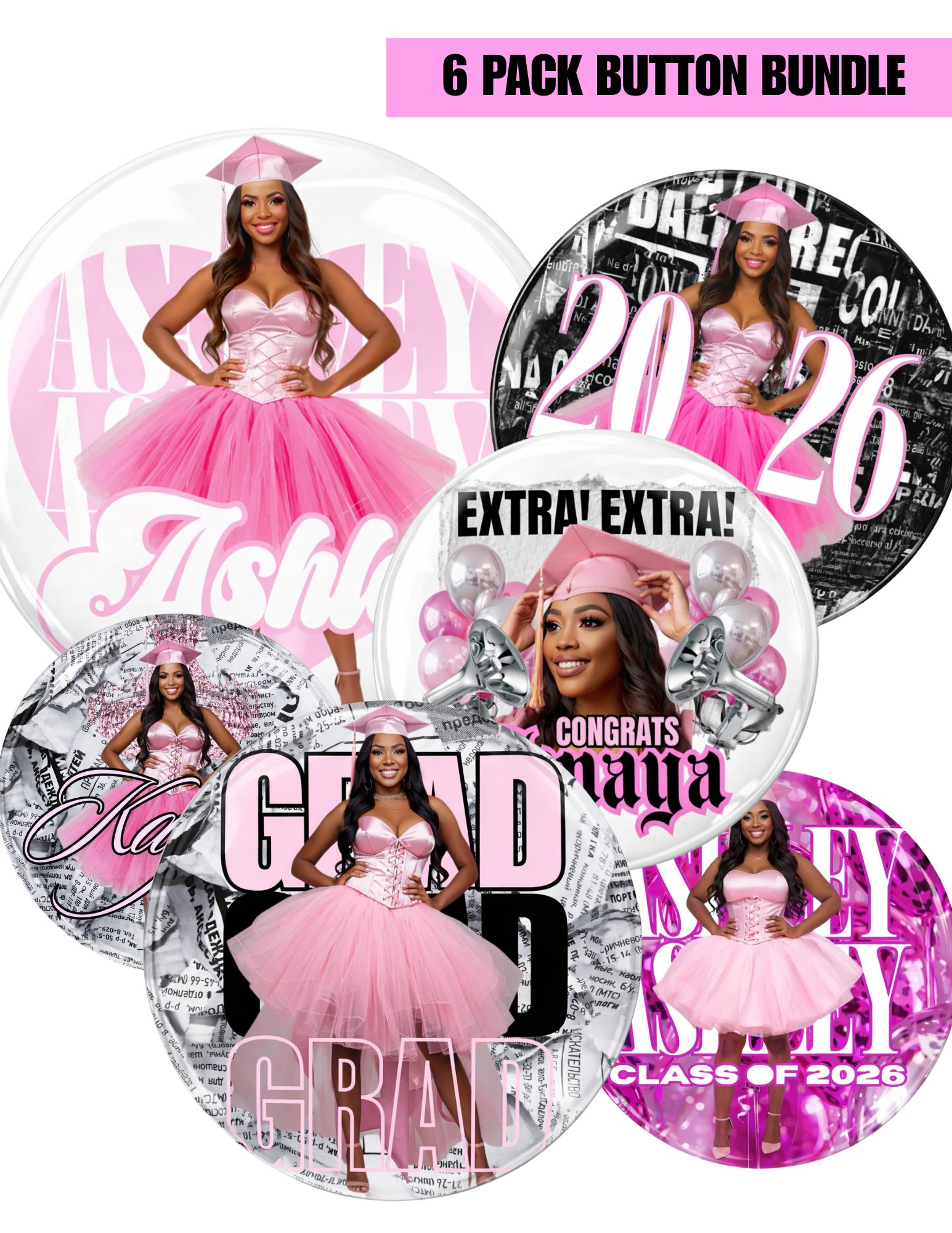 Grad Button Bundle Plus Brochure