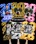 Set of 6 Grad Fan Templates