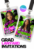 Grad lanyard Templates