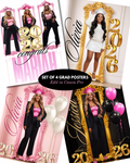 Grad Poster Templates (Set of 4)