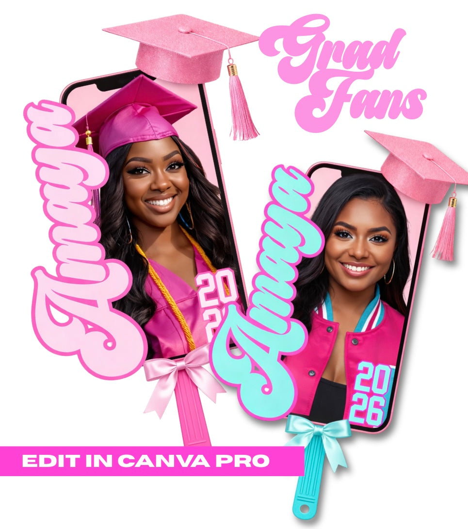 Grad Fan Bundle - Set of 6 Templates