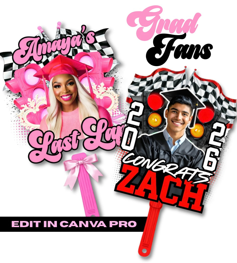 Grad Fan Bundle - Set of 6 Templates