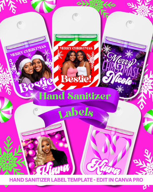Hand Sanitizer Label Templates