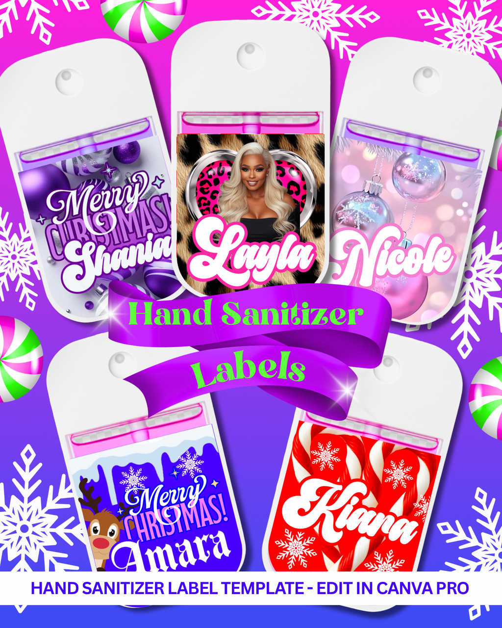 Hand Sanitizer Label Templates
