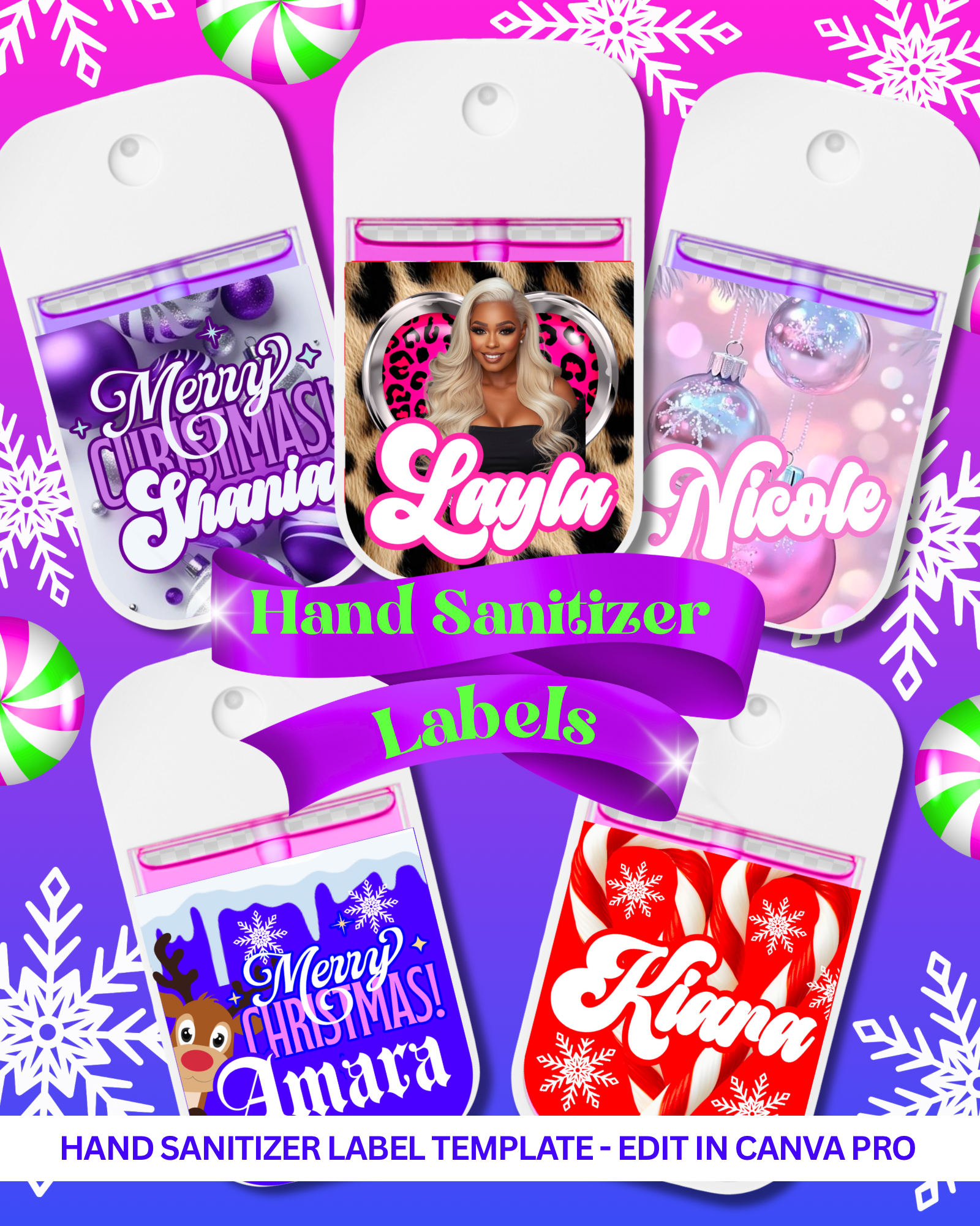 Hand Sanitizer Label Templates