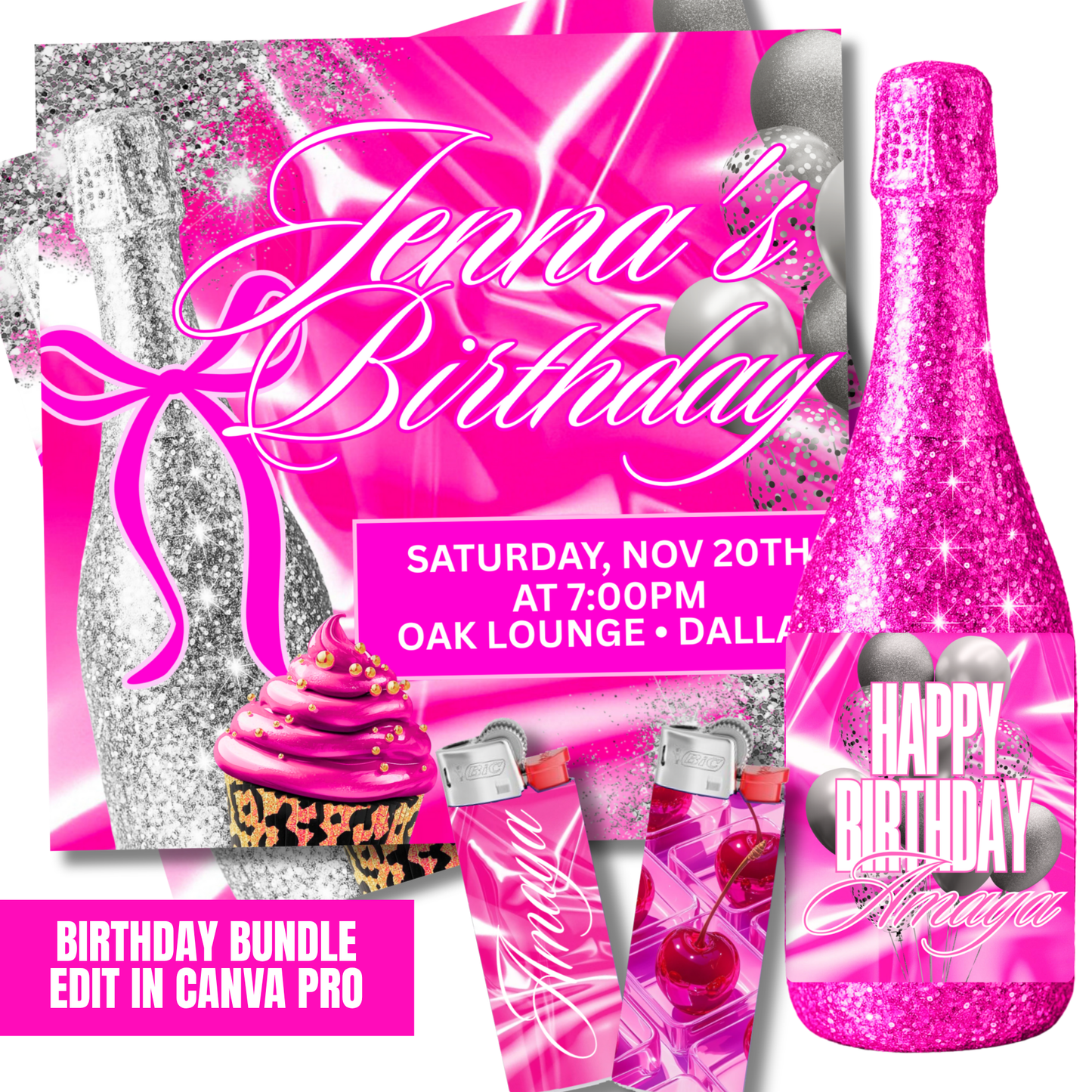 Pink Birthday Bundle