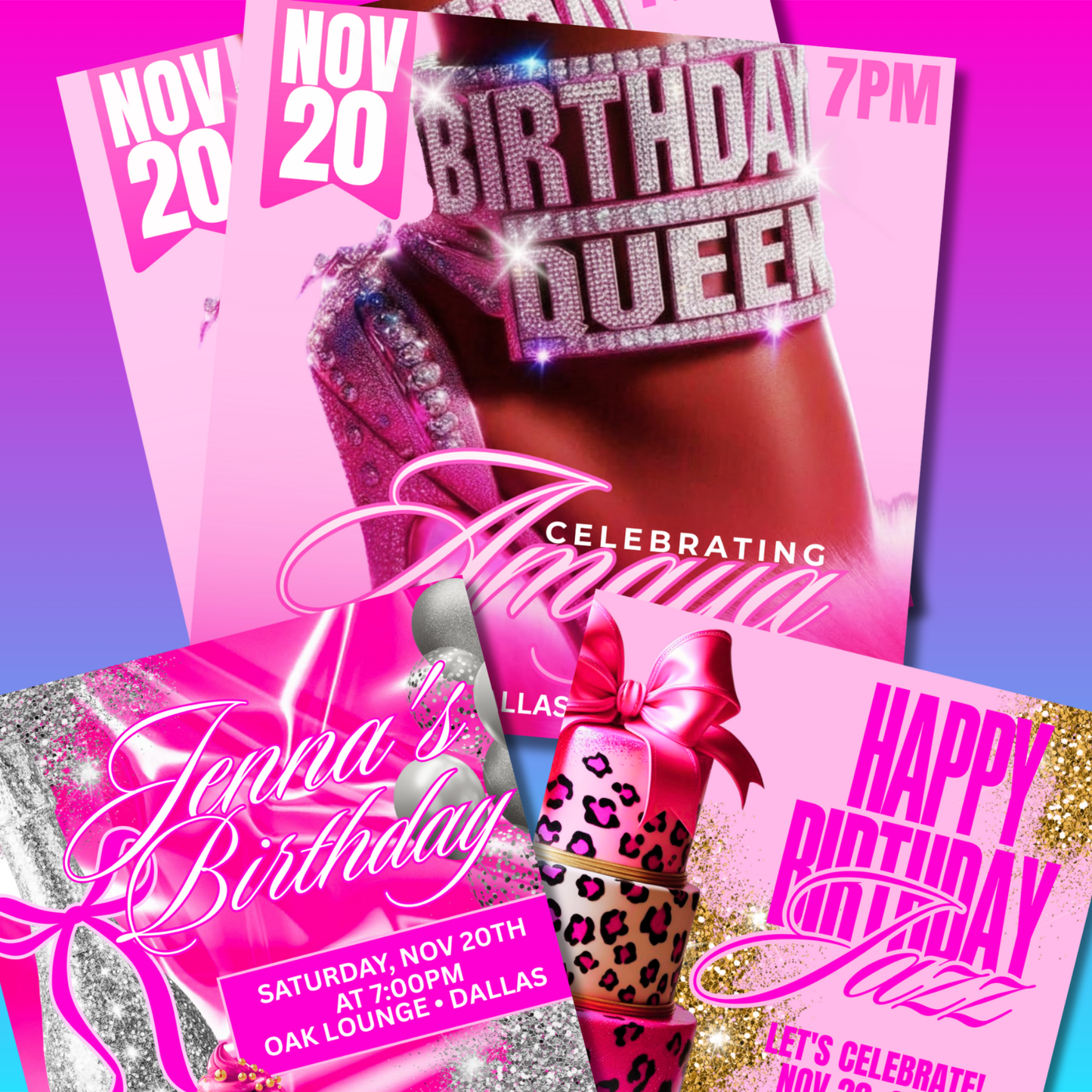 Pink Birthday Bundle